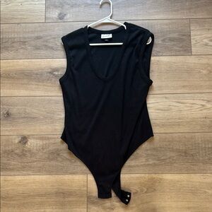 NWOT Universal Thread Black Asymmetrical Sleeveless Bodysuit